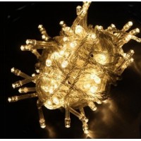 Гирлянда Нить LED 300 Теплый Белый прозрачный провод