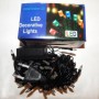 Гірлянда Нитка Конус-рис LED 100 Мульті чорний провід