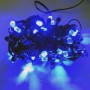 Гірлянда Нитка Кристал LED 100 Синій чорний провід