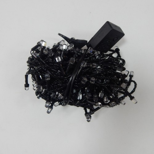 Гірлянда Нитка Кристал LED 300 Мультиколір чорний провід
