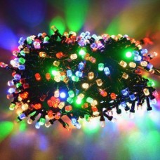 Гірлянда Нитка Кристал LED 500 Мультиколір чорний провід