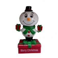 Сувенир Танцующий Снеговик с подарками