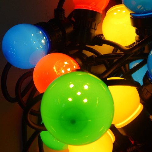 Гирлянда Ретро 10 Цветных Ламп 5 м LED 50