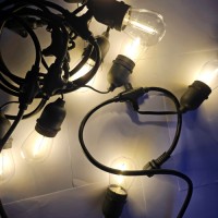 Гирлянда Лампочки Led Lighting Бахрома 10 Тепло-Белых Ламп 5 м 